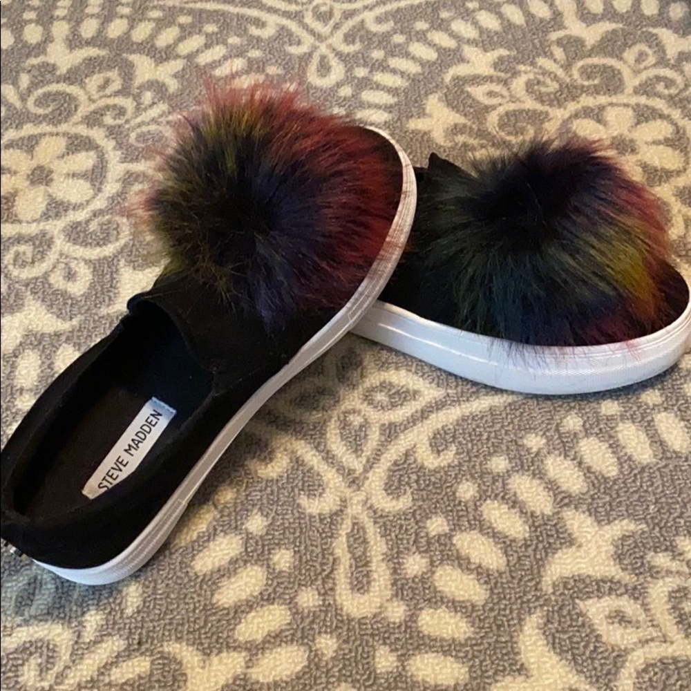 Slip on sneakers. Worn once !